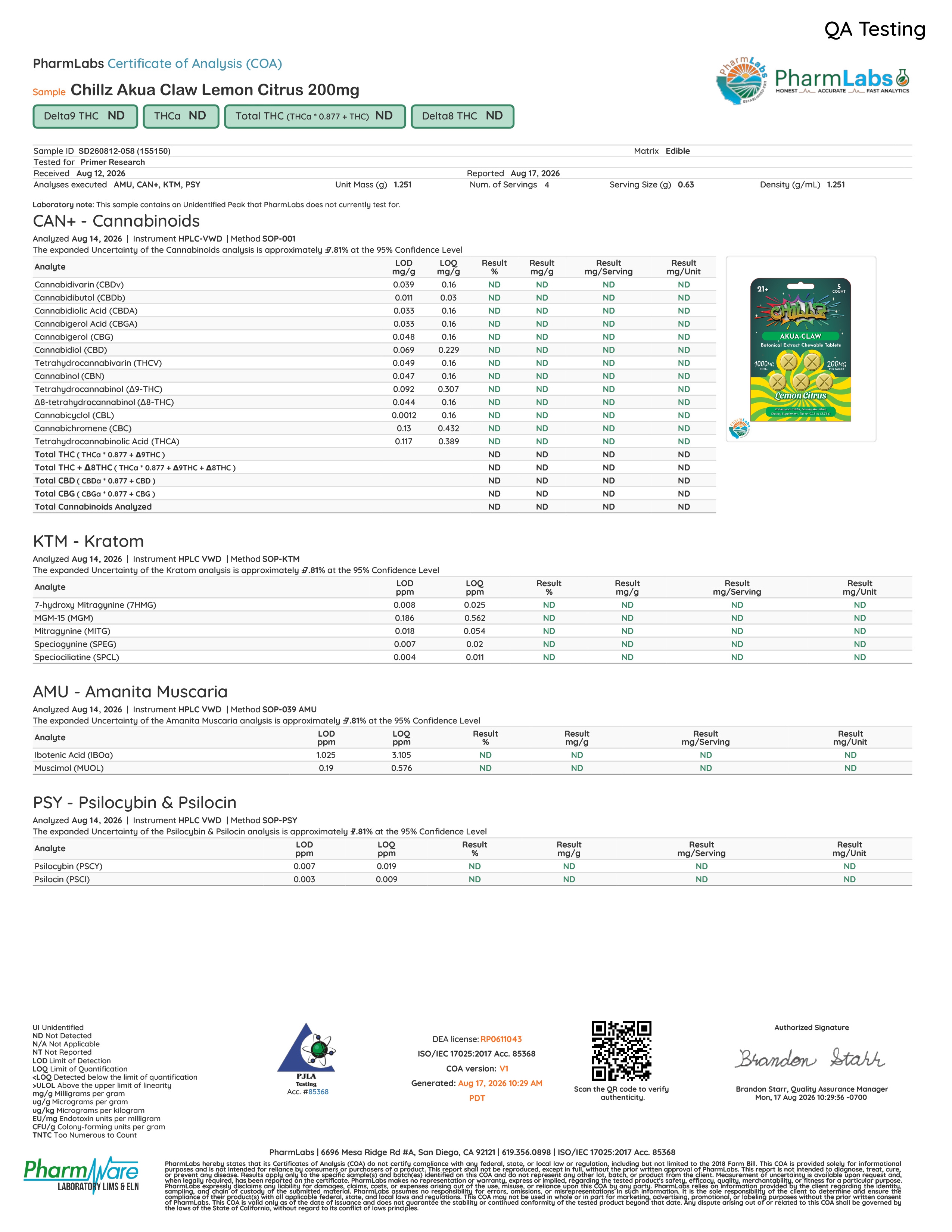 Cat Claws COA 2